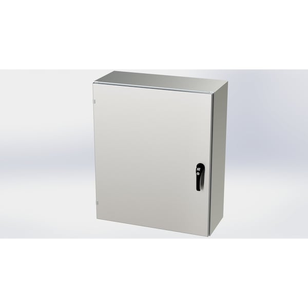 3 Point Latch with Padlock/Keylock Handle Electrical Enclosures, 36 in H, 12 in D, 30 in W